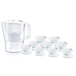 Dzbanek filtrujący Brita Aluna Frosted (biały) +9 filtry Brita Maxtra PRO Pure Performance - miniatura 1