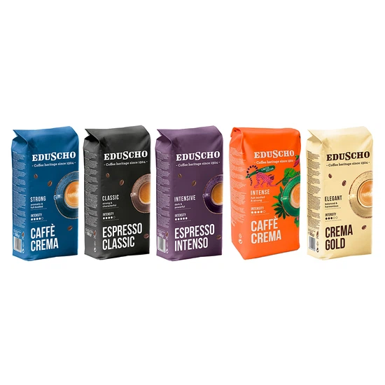 Kawa ziarnista Eduscho Caffe ZESTAW DEGUSTACYJNY 5kg - miniatura 1