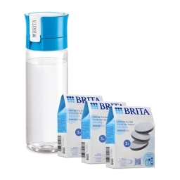Butelka filtrująca Brita Fill&Go (niebieska) + 9szt. filtrów Microdisk - miniatura 1
