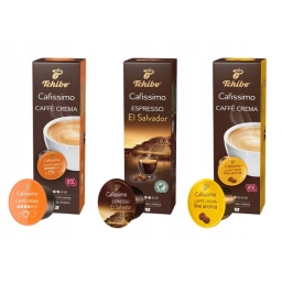 Zestaw kapsułek Tchibo Cafissimo: Crema Rich Aroma + Crema Fine Aroma + Salvador  (30szt.) - miniatura 5