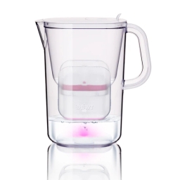 Dzbanek filtrujący BWT AQUAlizer Baseligth 2,6 l + 4 wkłady Mg2+ (biały) - miniatura 2