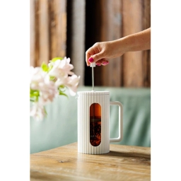 Zaparzacz do herbaty Vialli Design LIVIO 1000 ml 0718 (biały) - miniatura 5