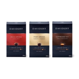 Kawa mielona Davidoff - zestaw smakowy (Rich / 57 / Fine) - miniatura 1