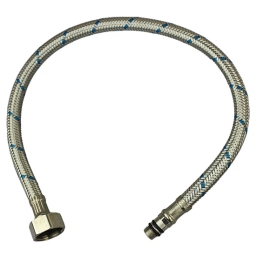 Bateria kuchenna trojdrożna kran FilterLogic Azore (stal szczotkowana) - miniatura 5