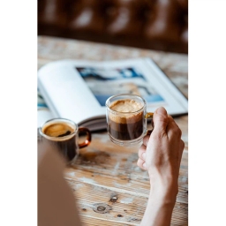 Szklanki termiczne do kawy espresso Vialli Design AMBER 80ml (4szt.) - miniatura 4