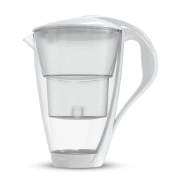 Dzbanek filtrujący szklany Dafi Crystal LED +6 filtrów UNIMAX (biały) - miniatura 2