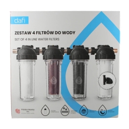 Zestaw kolumnowy 10" do filtracji wody DAFI (BOX) - miniatura 3