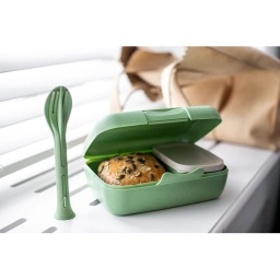 Lunchbox + sztućce Koziol CANDY READY 7272703 (zielony) - miniatura 4