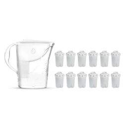 Dzbanek filtrujący wodę Dafi START Classic 2,4L (biały) +12 filtrów FilterLogic FL-601 - miniatura 1