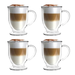 Szklanki termiczne do kawy latte i herbaty Vialli Design AMO 250ml (4szt.) 26421 - miniatura 1