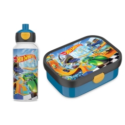 Zestaw śniadaniowy dziecięcy Mepal Campus Hot Wheels 107410165415 (lunchbox + bidon) - miniatura 1