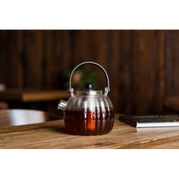 Zaparzacz do herbaty Vialli Design VOLARE 1000ml 1753 (srebrny) - miniatura 4