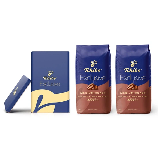 Kawa ziarnista Tchibo Exclusive Medium Roast 2 kg - miniatura 1
