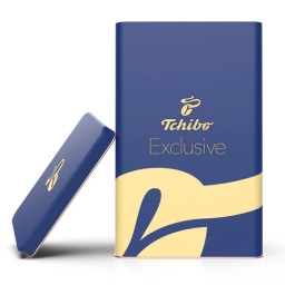 Kawa ziarnista Tchibo Exclusive Medium Roast 2x1 kg + puszka na kawę - miniatura 4