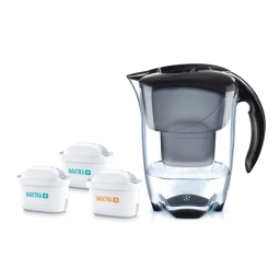 Dzbanek filtrujący Brita Elemaris XL +2 filtry Maxtra Plus Pure Performance + 1 filtr Maxtra Hard Water(czarny) Galaxy - miniatura 1