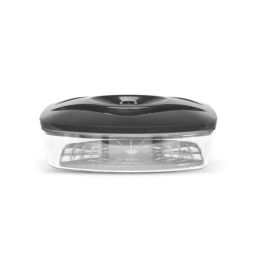 Pojemnik prożniowy do przechowywania żywności SeeYoo 1,5L (grafitowy) z pompką manualną - miniatura 2