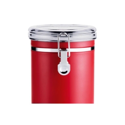 Pojemnik / puszka na kawę ziarnistą i mieloną Tchibo (czerwona) - miniatura 5