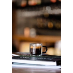 Szklanki termiczne do kawy espresso Vialli Design CARBON 80ml (2szt.) - miniatura 5