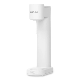 Saturator do wody Dafi PushAir (biały srebrny) + 1x butelka 0,7L + nabój CO2 (zestaw startowy) - miniatura 6