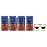 Kawa ziarnista Tchibo Exclusive Medium Roast 4kg + szklanki termiczne do espresso FilterLogic CFL-655 w zestawie