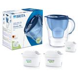 Dzbanek filtrujący Brita Marella XL (niebieski) + 1x filtr Maxtra+  Pure Performance + 1x filtr Maxtra+ Hard Water