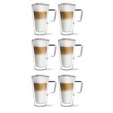 Szklanki termiczne do kawy latte i herbaty Vialli Design DIVA 350ml (6szt.) 26490