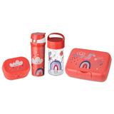 Zestaw śniadaniowy dla dzieci duży Koziol DREAMS (lunchbox + lunchbox mini + snackpot + butelka bidon na wodę 500ml)