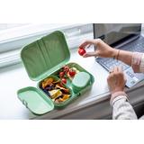 Lunchbox zestaw + sztućce Koziol PASCAL READY 7168703 (zielony)