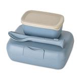 Lunchbox + sztućce Koziol CANDY READY 7272716 (niebieski)