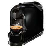 Ekspres ciśnieniowy Tchibo Cafissimo Pure (czarny) + 100 kapsułek z kawą Tchibo Cafissimo