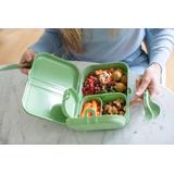 Lunchbox zestaw + sztućce Koziol PASCAL READY 7168703 (zielony)