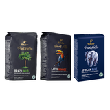 Kawa ziarnista Tchibo Privat Kaffee Brazil + Guatemala + African Blue 3x500g