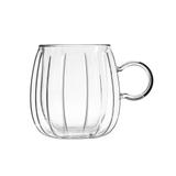 Szklanki termiczne do kawy i herbaty z uchem okrągłe Vialli Design TULIP 250ml (2szt.) 28807