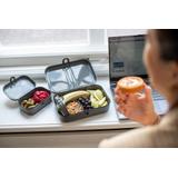 Lunchbox zestaw + sztućce Koziol PASCAL READY 7168701 (popielaty)