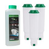 Filtr wody do ekspresu Krups FilterLogic CFL-701B (3szt.) + odkamieniacz 500ml CFL-695