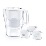 Dzbanek filtrujący Brita Aluna Frosted (biały) +3 filtry Brita Maxtra PRO Pure Perfomance