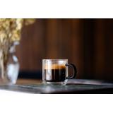 Szklanki termiczne do kawy espresso Vialli Design CARBON 80ml (6szt.)