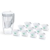 Dzbanek filtrujący Brita Glass +10 filtrów Maxtra PRO Pure Performance (szary)