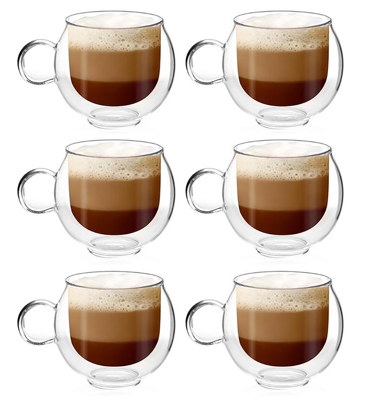 Szklanka termiczna do kawy i herbaty Vialli Design AMO 220ml 20276 (6szt.)