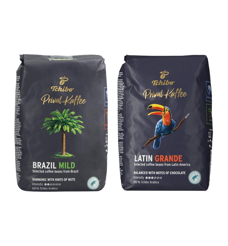 Kawa ziarnista Tchibo Privat Kaffee Brazil + Guatemala  2x500g