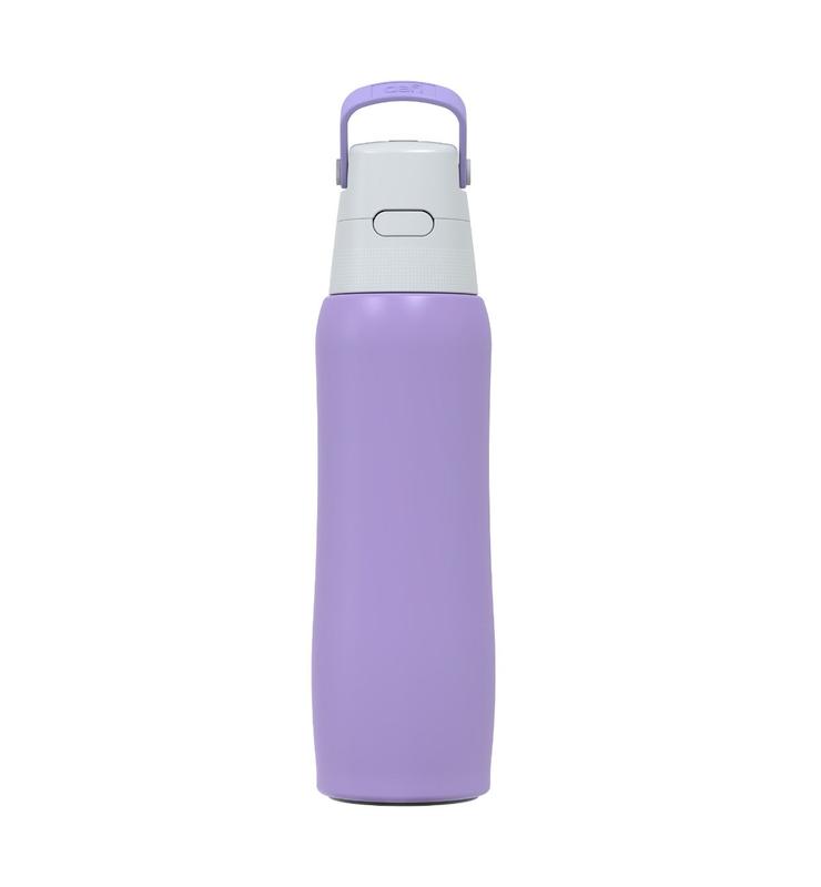 Stalowa butelka filtrująca Dafi SOLID 0,8L z wkładem filtrującym (lawendowy)