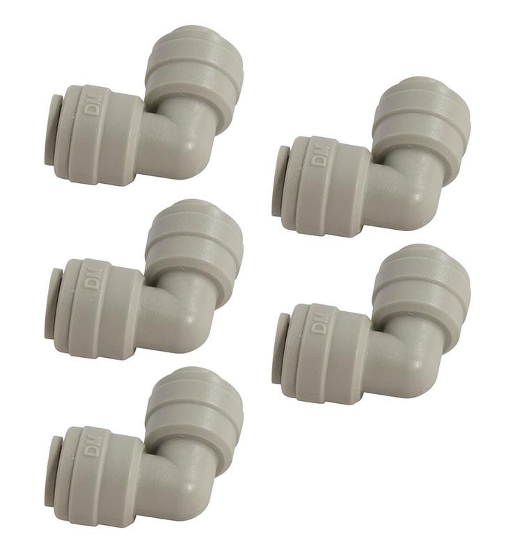 Kolanko łączące wężyk DMfit AEU0404 (1/4" tube x 1/4" tube) 5szt.