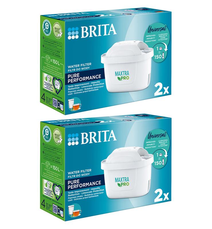 Filtr wody wkład do dzbanka Brita Maxtra+ Pure Performance 2x2szt.