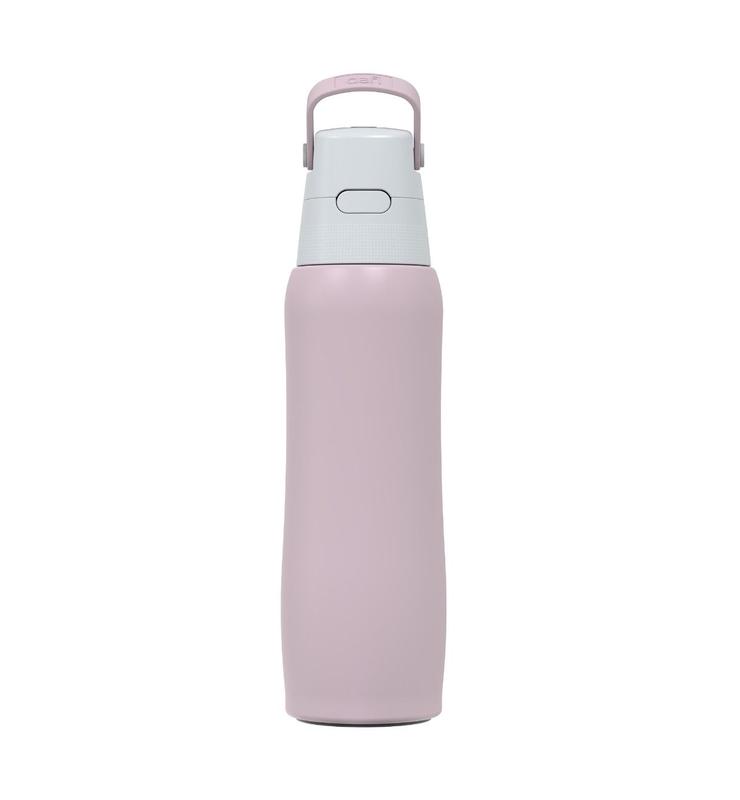 Stalowa butelka filtrująca Dafi SOLID 0,8L z wkładem filtrującym (różany)