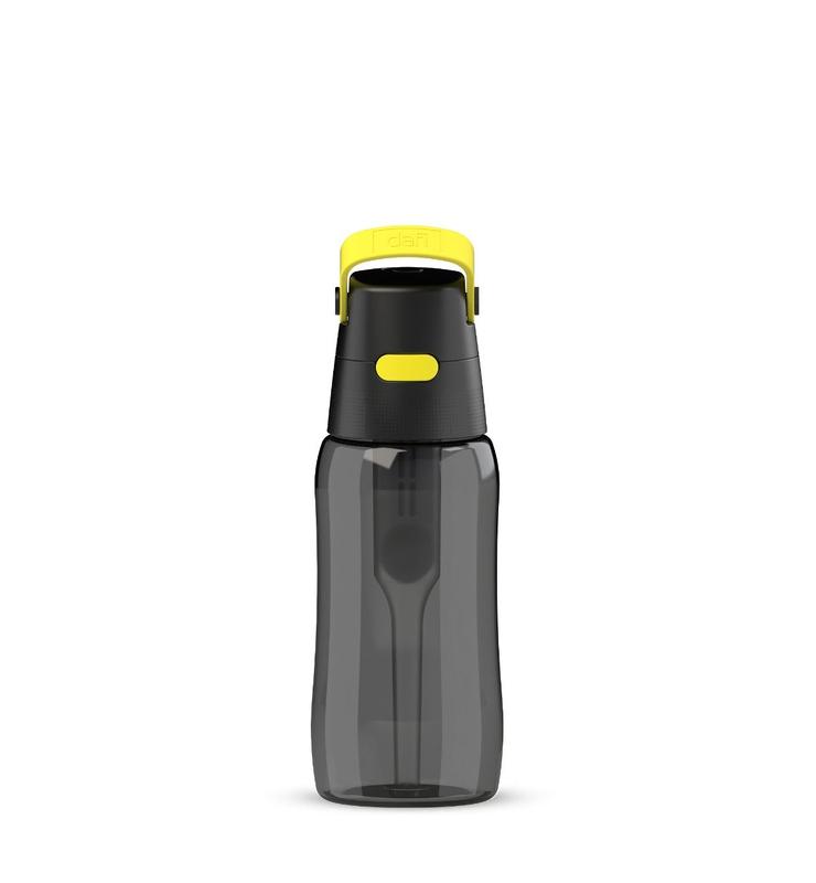 Butelka Dafi SOLID 0,5L z wkładem filtrującym LASEROWA (cytrynowa)