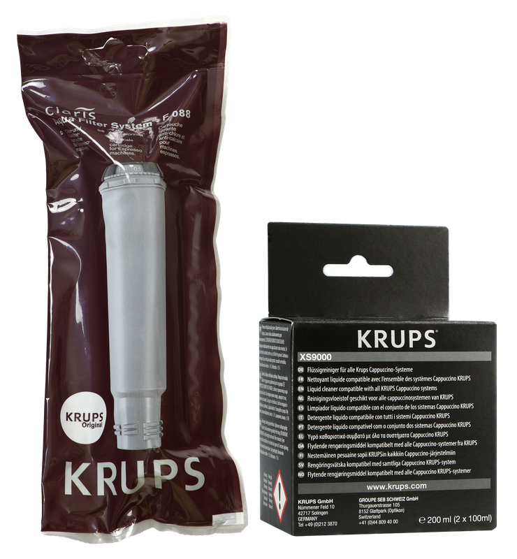 Zestaw do konserwacji ekspresu Krups (filtr F088 + środek do czyszczenia XS9000)