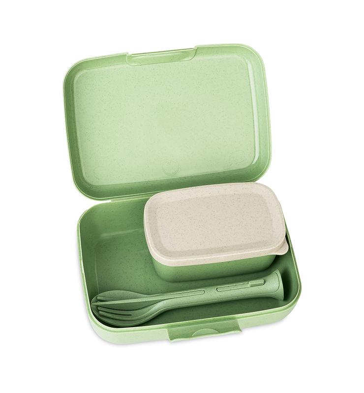 Lunchbox + sztućce Koziol CANDY READY 7272703 (zielony)