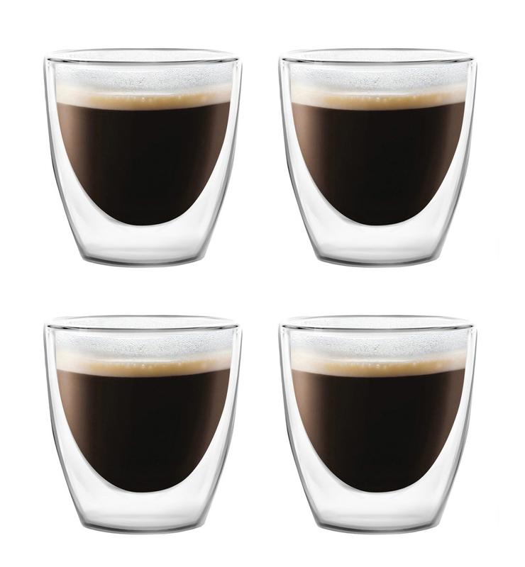 Szklanki termiczne do kawy espresso Vialli Design AMO 80ml (4szt.) 25837