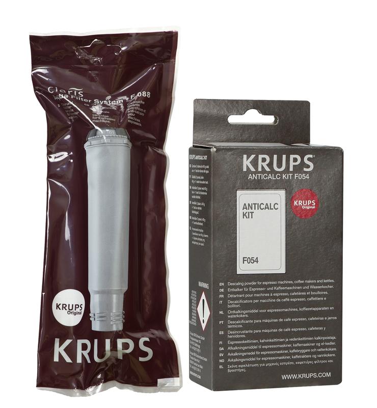 Zestaw do konserwacji ekspresu Krups (filtr F088 + odkamieniacz F054)