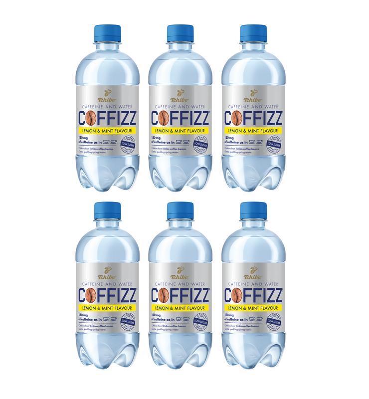 Napój z kofeiną woda smakowa Tchibo Coffizz Lemon & Mint Flavour 500ml (6 butelek)